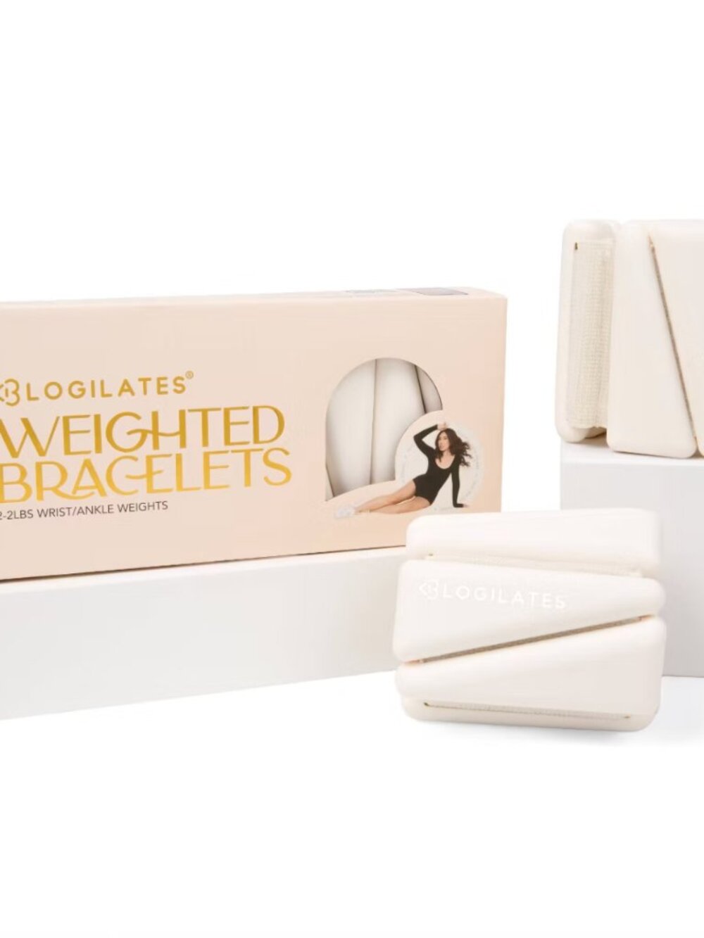 Blogilates Weighted Ankle Bracelets Wrist Bracelet in Sugar Swizzle